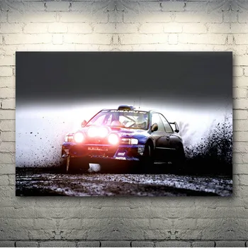 

Super Car Power Drift Art Silk Canvas Poster 13x20 24x36inch Wall Pictures-003