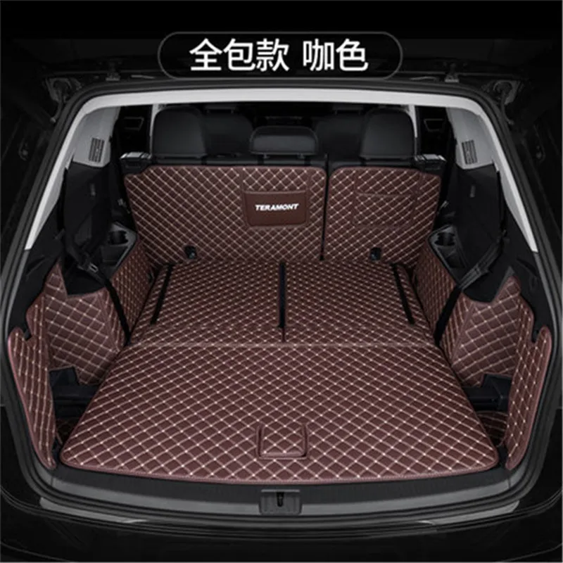 Автомобильный Стайлинг для Volkswagen Teramont/Atlas-, автомобильный полностью окруженный полиуретановый коврик для багажника, багажный коврик, задний бокс, автомобильные аксессуары