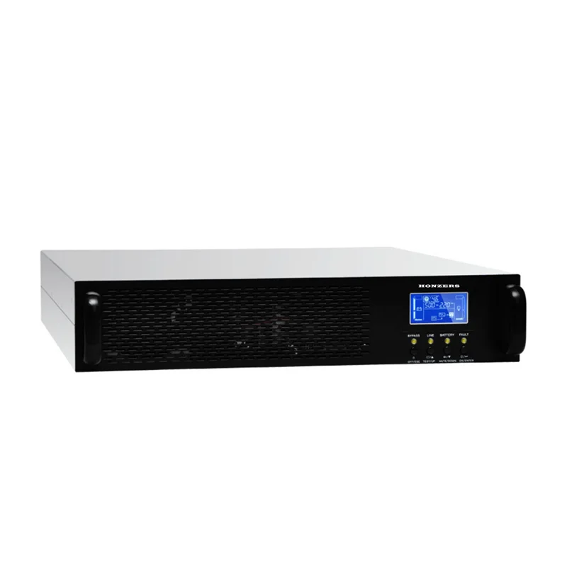 

6KVA/4800W Online UPS 19 inch Rack Mount External Battery 192VDC Model Single Phase 220/230/240VAC Pure Sine Wave - HONZERS