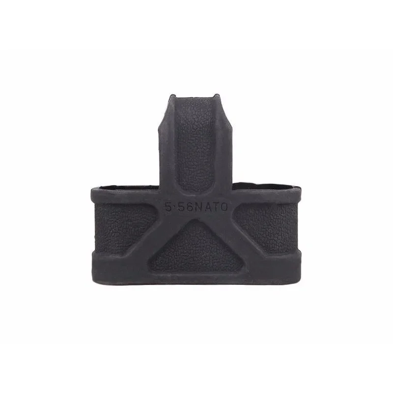 FYZLCION 10 шт./NATO 5,56 резиновая клетка петли Быстрый Маг для M4/M16 Magazine Assist BK/DE/Green - Цвет: Black