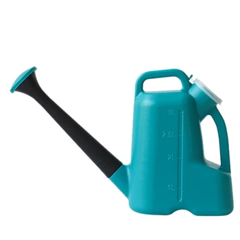 

3L Plastic Watering Can Large Capacity Long Mouth Thickened Flower Vegetable Watering Kettle Garden Tools with Handle