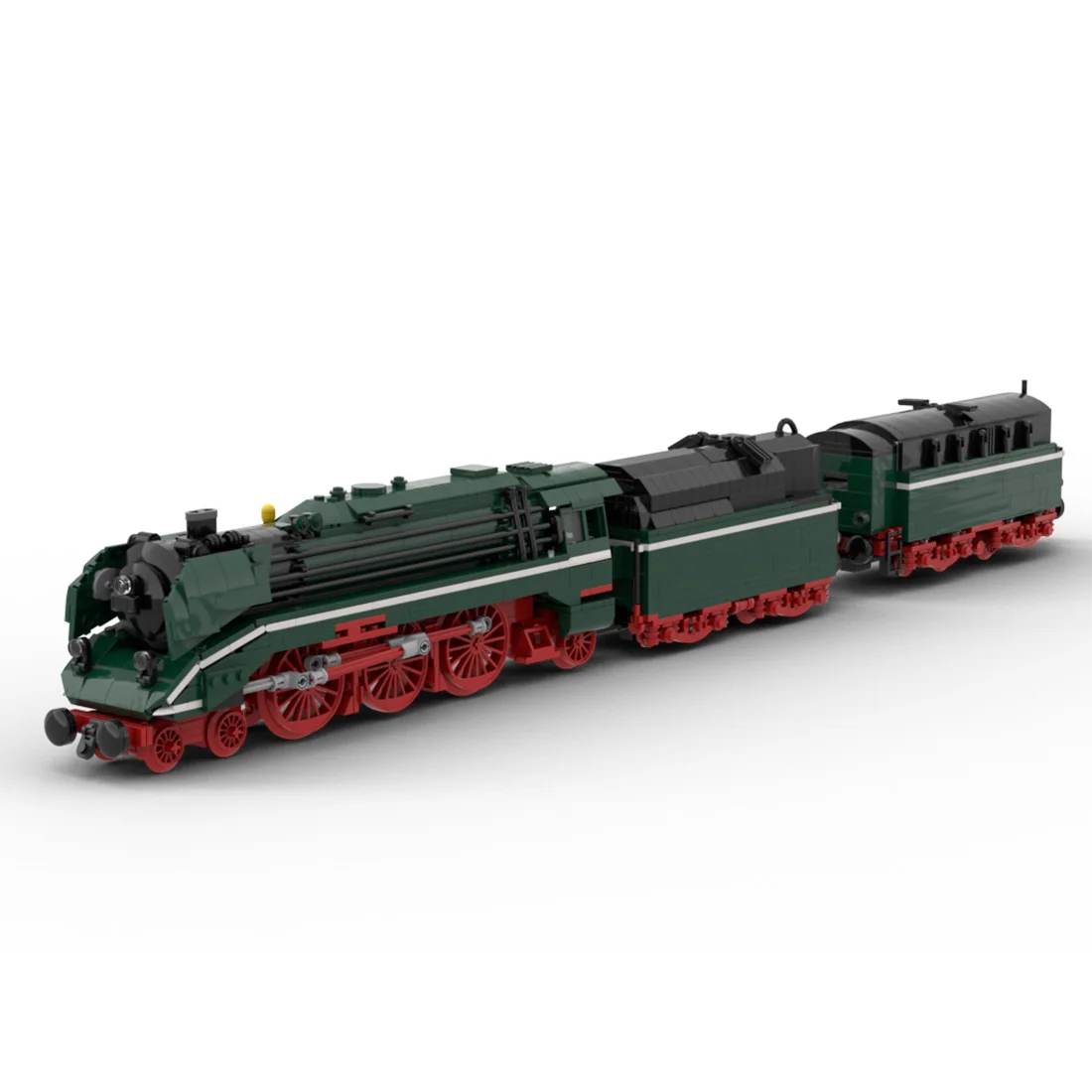 

Authorized MOC-76695 1568Pcs BR18 RC Vapor Train Style Innovative Assembly Building Block MOC Toy (Designed by Itrains)
