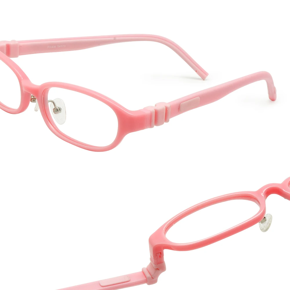 Детские очки гибкие Плано линзы размер 49 мм детские Силиконовые TR90 подростковые