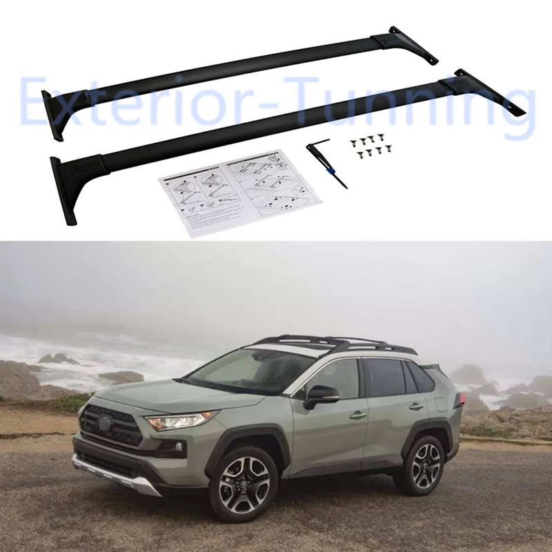 2 шт. передние и задние алюминиевые поперечные перекладины для Toyota RAV4 RAV 4 2019