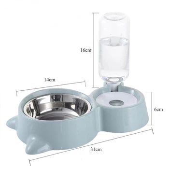 

Cheap Ardemer Water and Food Bowl Set Detachable Stainless Steel New Cat Feeder Automatic Cat Water Dispenser Cat Water Bowl
