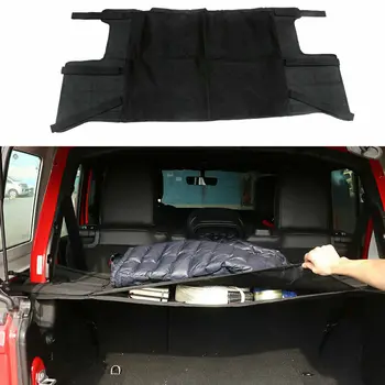 

Car Trunk Cargo Shade Cover Net Organizer Shield For Jeep Wrangler JK JKU 2007-2018