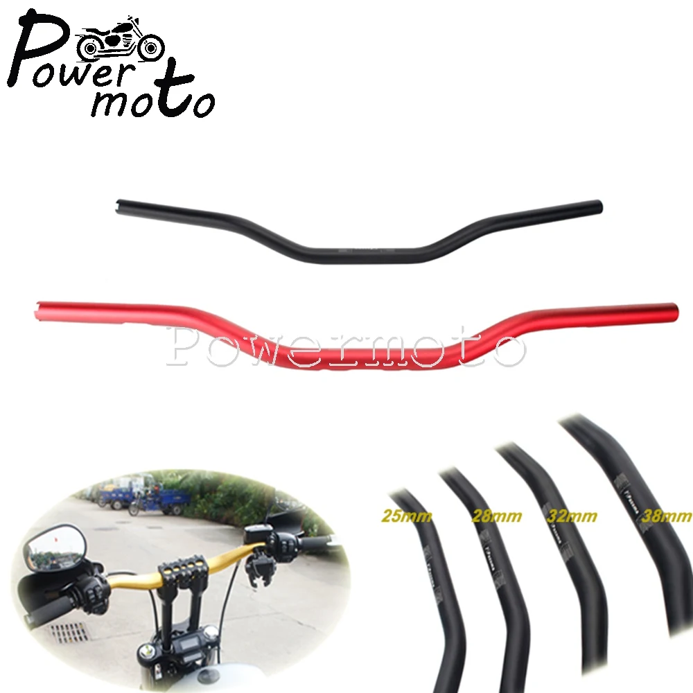 4 Colors Aluminum Motorcycle Retro Diameter Style Handlebars Handle Bar Crossbar For Harley Dyna