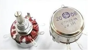

WHT118-1A Potentiometer WH118-A 2W 4.7K Single Ring Carbon Film Potentiometer