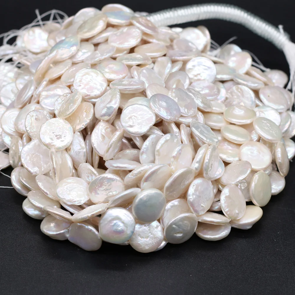 Natural Freshwater Pearl Irregular Coin Baroque Loose Beads For Jewelry Making DIY Bracelet Earrings Necklace Accessory