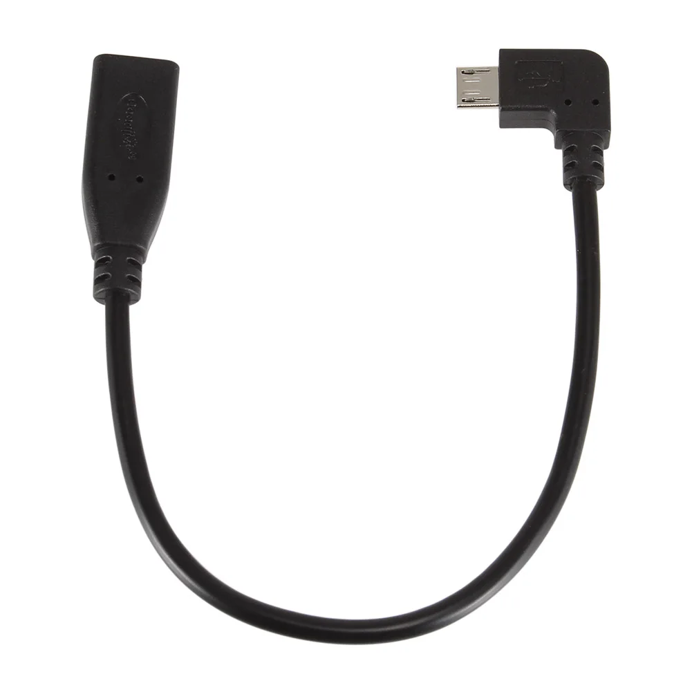 90 градусов Micro USB для расширения данных Кабельный штекер для type-C Женский 20 см зарядный кабель для телефонов ING-SHIPPING