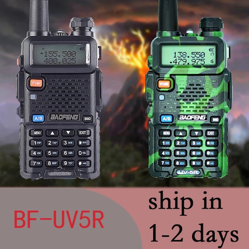Baofeng Walkie-Talkie Ham-Radio Professionale Uv5R Caccia