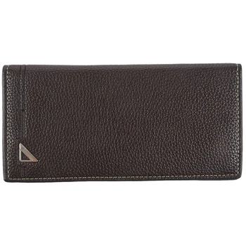 

Tri-Fold Solid Color Men Wallets Classic Long Style Card Holder Male Purse Quality Large Capacity Luxury Wallet For Men(Coffe)