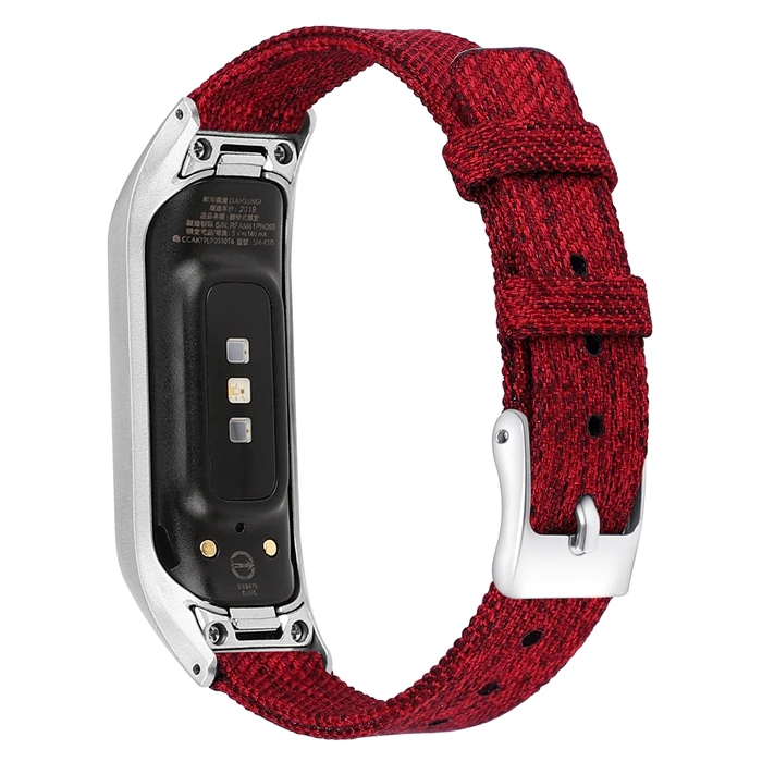 Браслет для samsung Galaxy Fit E Smartwatch ремешок для часов холст Нержавеющая сталь ремешок для часов samsung Galaxy Fit E Band аксессуар