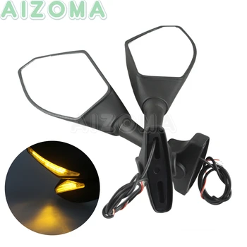 

Motorcycle Rear View Mirror LED Signal Light Indicator Side Mirrors For Yamaha FZ1 FZ6 FZ6S Fazer 89-12 FZS1000 FZR600 YZF R1/R6