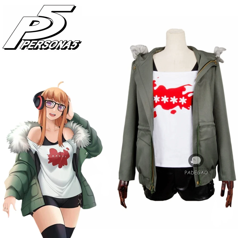 

Futaba Sakura Cosplay Game Persona 5 Costume Futaba Sakura Navi Persona 5 Cosplay Cotume Women