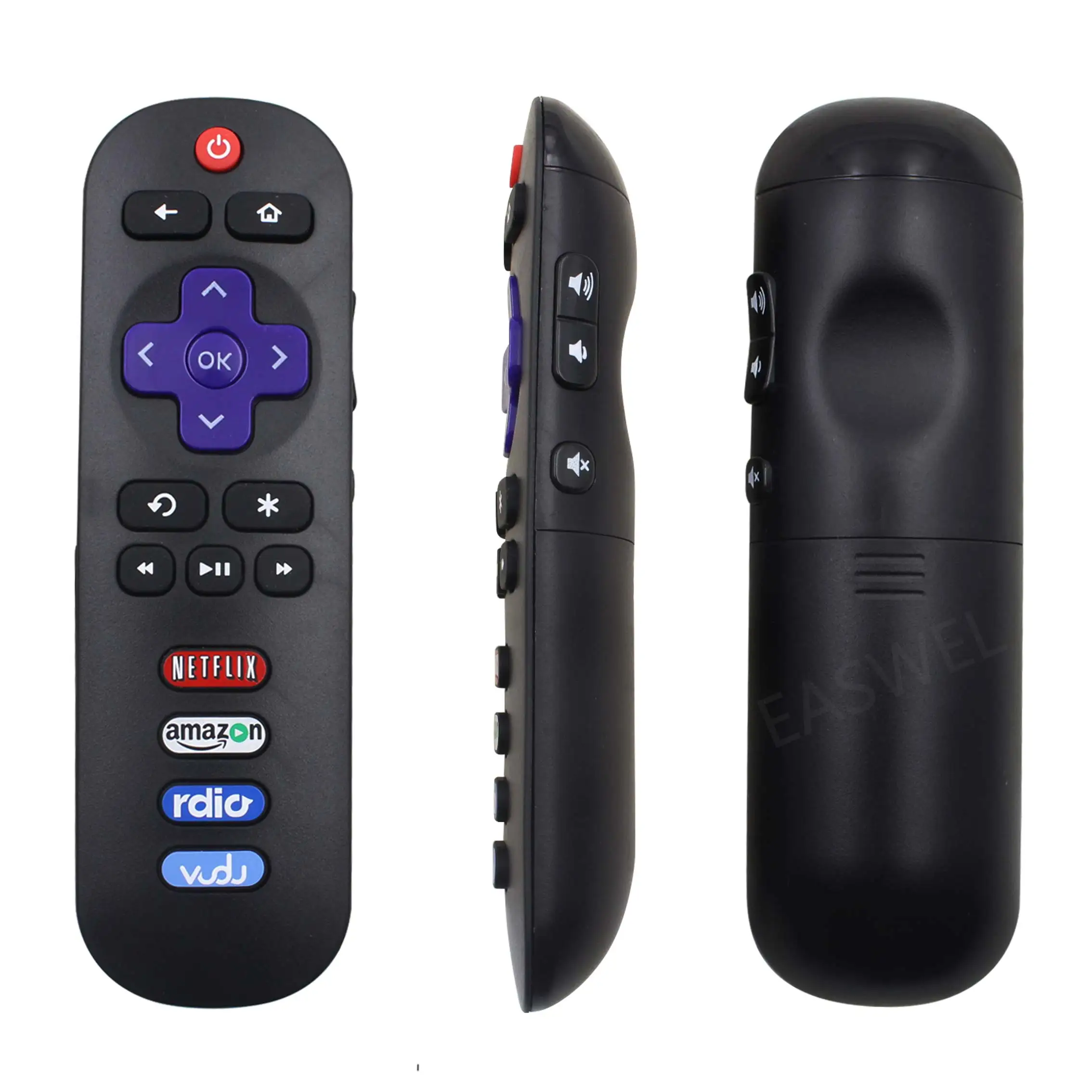 RC280 для TCL ТВ пульт дистанционного управления ж/ROKU Встроенный-HULU NETFLIX VUDU