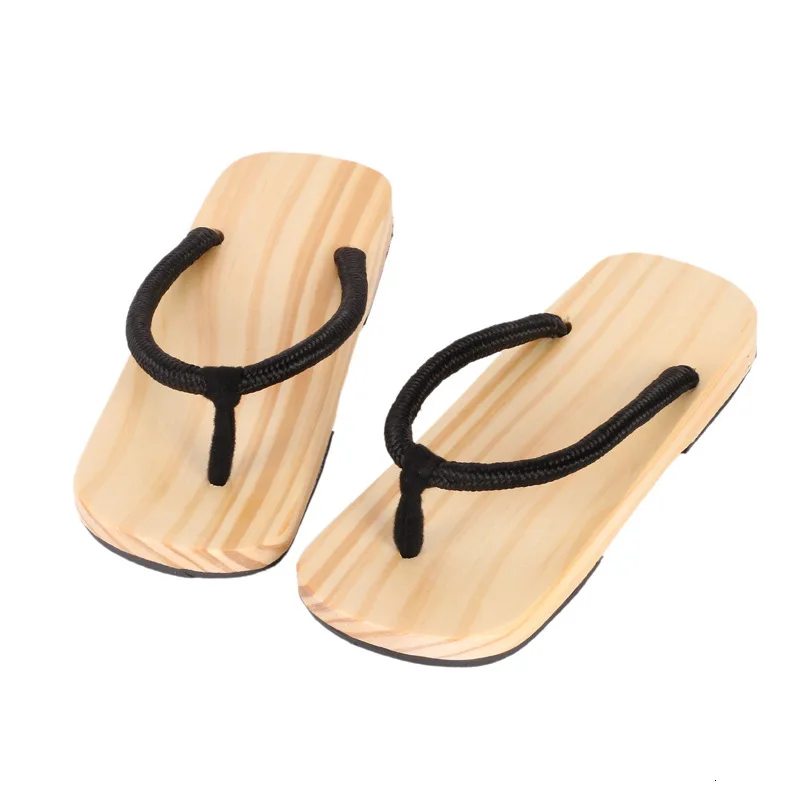 Pantofole di legno cinesi infradito uomo zoccoli tradizionali giapponesi  Geta pantofole da casa sandali da spiaggia all'aperto Costume Cosplay  Anime|Shoes| - AliExpress