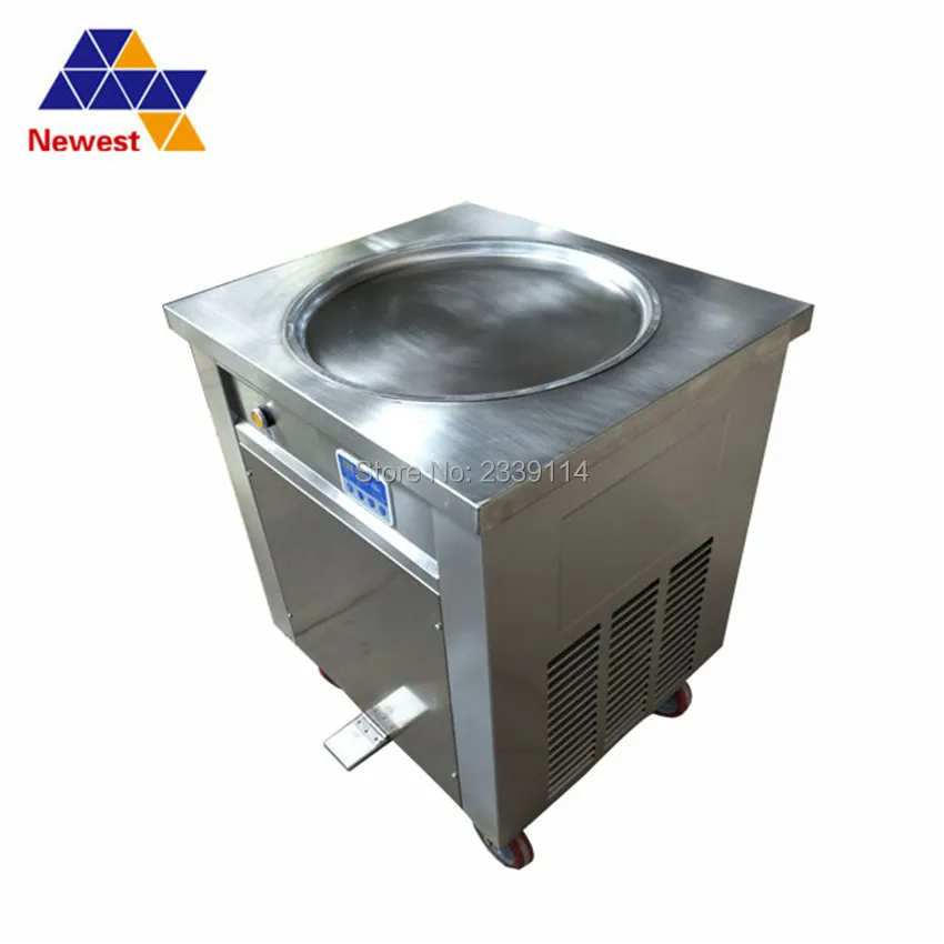 

Single pan fried ice cream roll machine defrost fry ice cream machine thailand fry ice cream machine