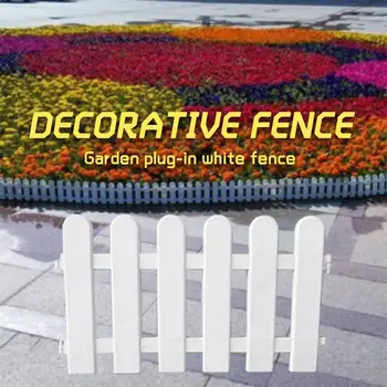 

Beautiful Christmas Decorative Fence 50*30cm Xmas Decor Countryside DIY Plastic Fence Christmas Tree Fence White 1 Pcs