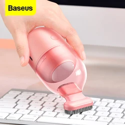 Baseus – Mini aspirateur à main sans fil pour bureau, nettoyage de clavier, pour la maison 