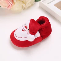 Christmas Warm Baby Toddler First Walkers Winter Baby Boys Girls Shoes 0-18 Months Xmas Cosplay Cute Cartoon Baby Soft Shoes 5