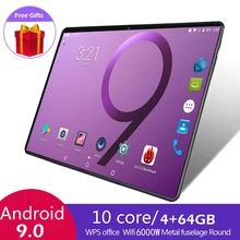 The Latest 10-inch Tablet Android 9.0 System HD 4G Wifi Tablet Dual SIM Card Rear Camera Mobile Bluetooth Tablet