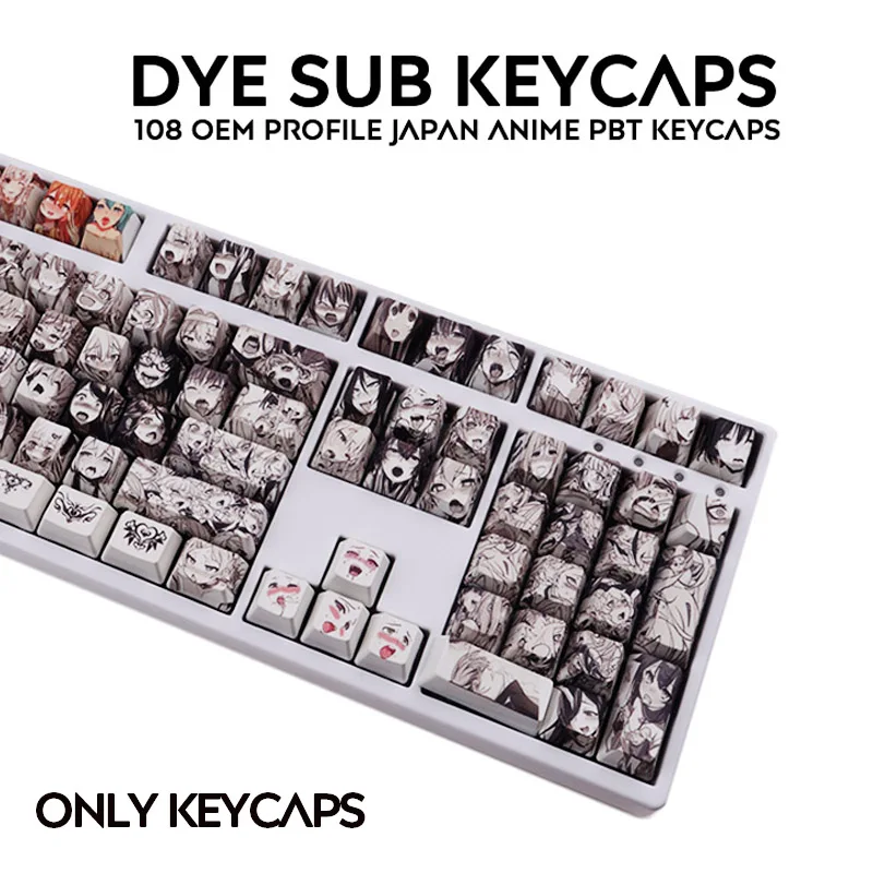 Japan Anime 108 keys DYE-SUB Keycap Set
