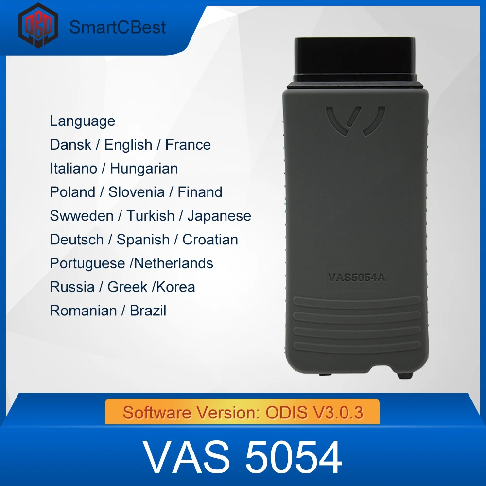 VAS 5054A Bluetooth ODIS V3.0.3 для VW ForAudi диагностический инструмент с чипом OKI