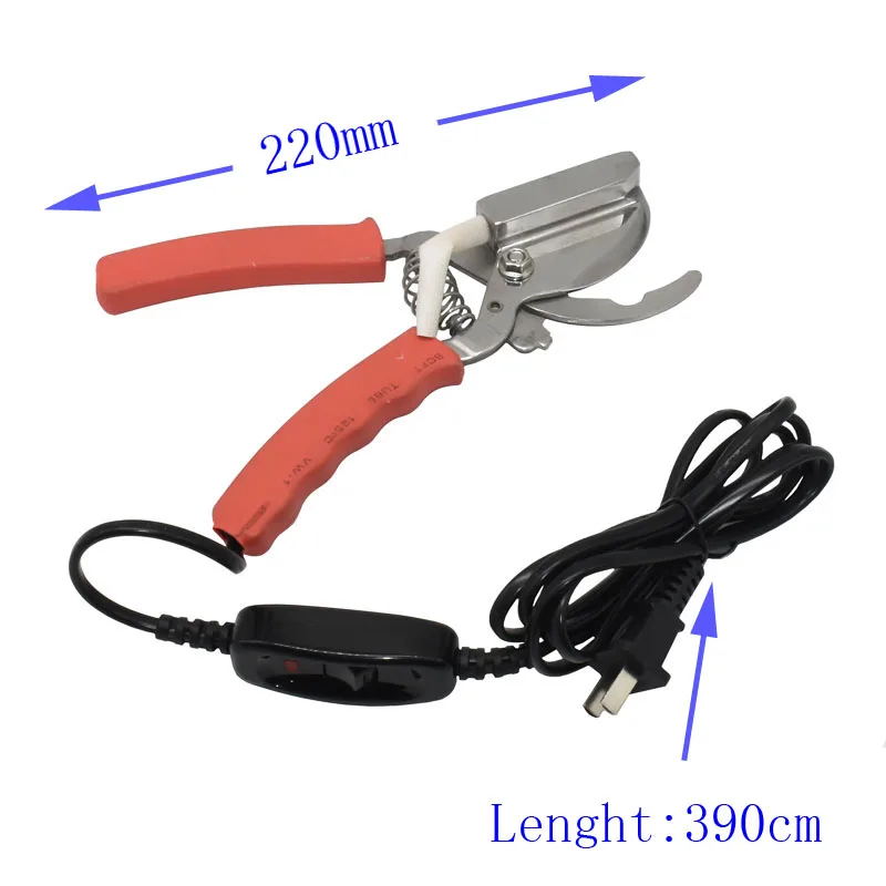 1 pcs Electro Heating Tail Clamp Cutter Tail Clamp Piglets tail cutting plier Cutting Docked Tail Pig Sheep Goat Farm Equipment