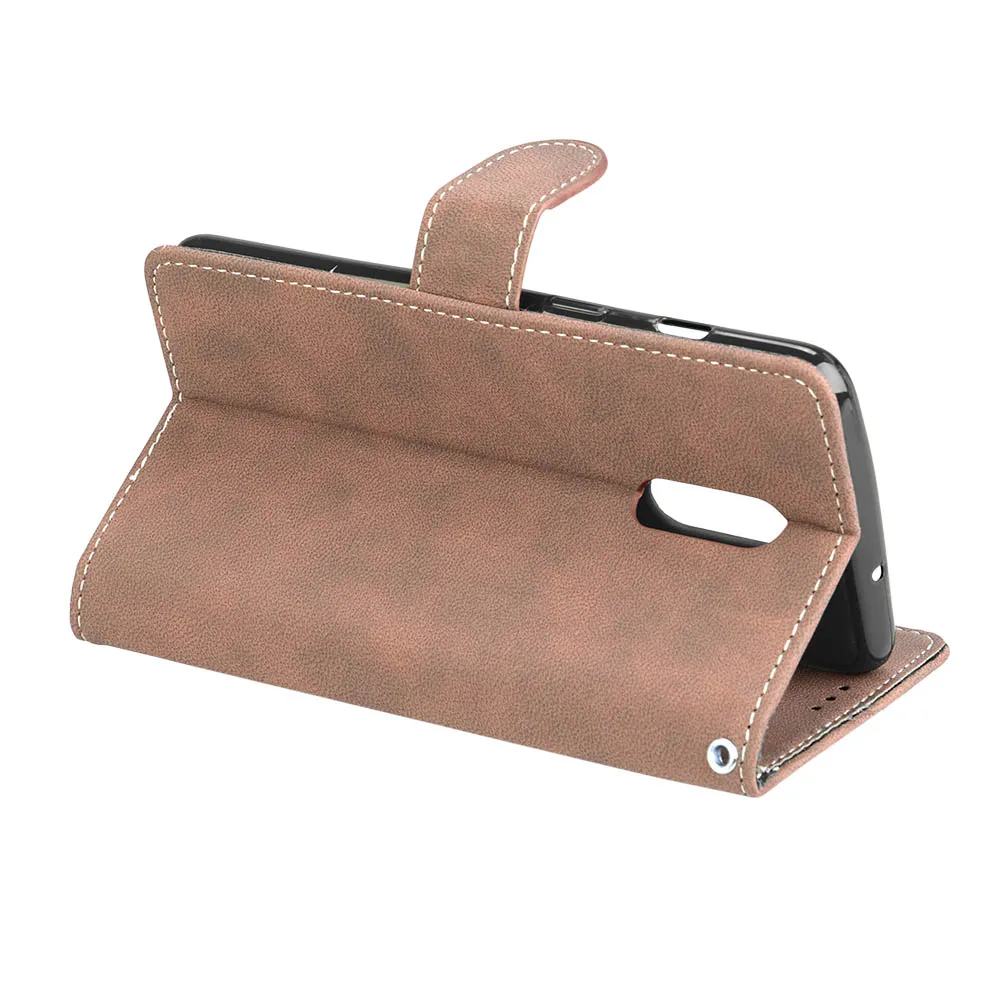 Sale 100pcs/lot Vintage Scrub 3 card flip wallet leather cover case for One plus 5 5T 6 7 7 Pro Oneplus 5 5 T 6 7 7 Pro shell 39