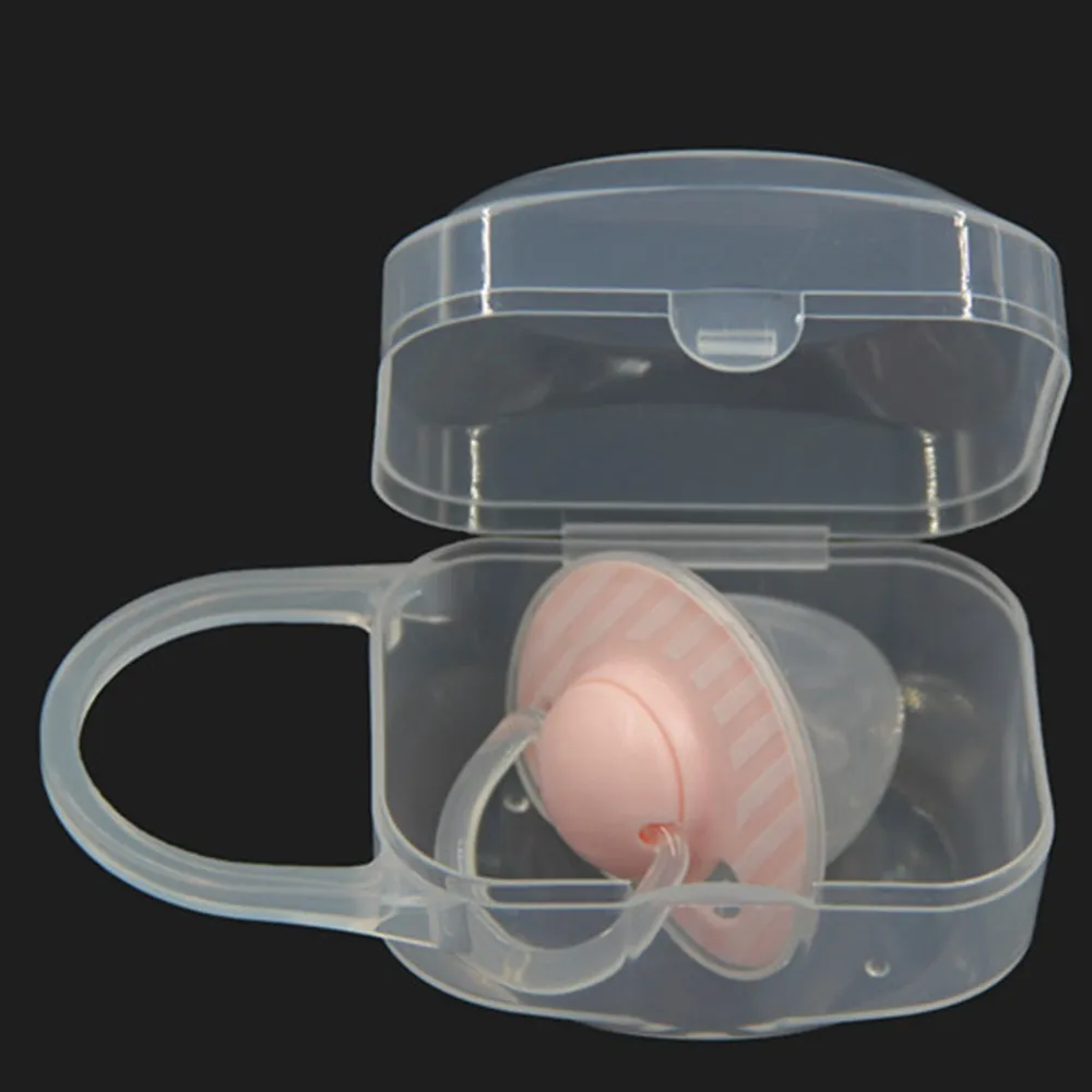 Портативная коробка для соски для новорожденных, прозрачный контейнер для соски, детский держатель, чехол для соски на кроватку, многофункциональная дорожная коробка для хранения