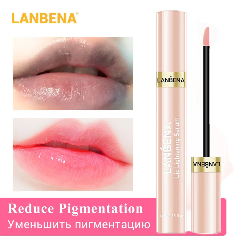 

LANBENA Makeup Lipstick Lip Lightening Serum Cherry Moisturizing Remove Melanin Pink Lips Long Lasting Smooth Lip Skin Care