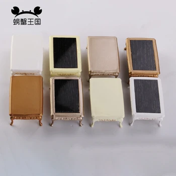 

1pcs Dollhouse European Style 1:25 Side Table Tea Coffee Table Model Mini Furniture Miniature Doll Accessories Living Room