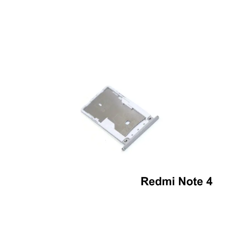 Nuovo Vassoio Di Carta Di Sim Slot Di Presa Del Supporto Sim Card E Adattatori Parti Di Ricambio Per Xiaomi Redmi Nota 4 4X Sim E Carta Di Tf Vassoio 