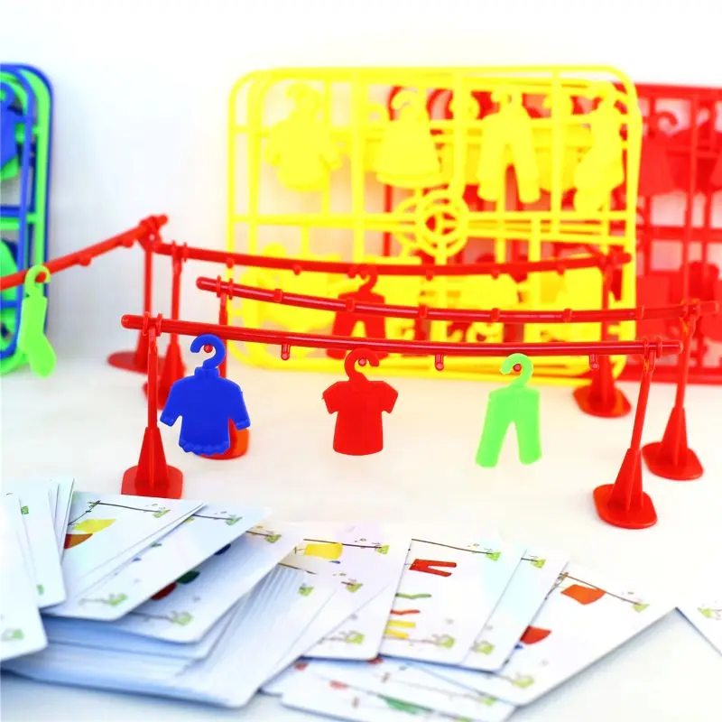 

Multiplayer Clothes Contest Play Childhood Early Education Toys Thinking Training Teaching Interactive Party Board Game