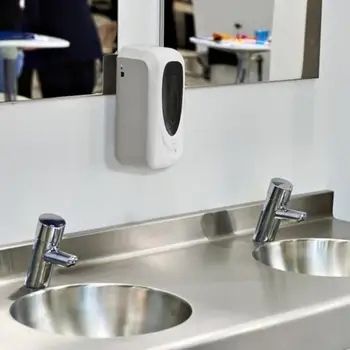 

1000ML Touchless Automatic Soap Dispenser Wall-mounted Sensor Spray Hand Sanitizer Household Kitchen Bathroom Accessories