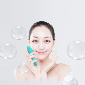 

Mini Electric Facial Brush Cleaner Wireless Charging Deep Pore Cleaning Skin Facial Smart Ultrasonic Face Cleaner Beauty Machine