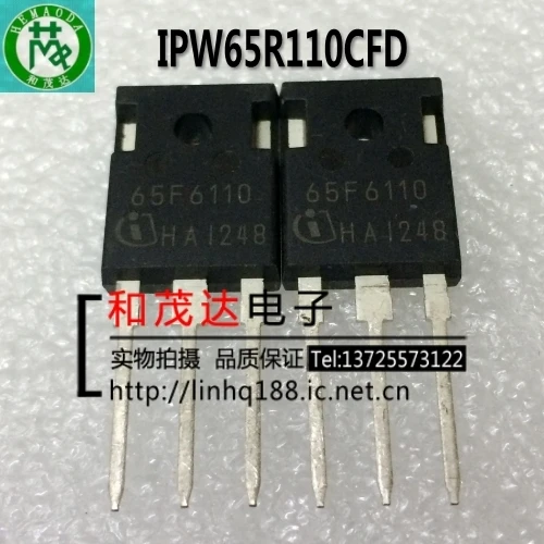 10PCS/LOT new original IPW65R110CFD 65F6110 TO-247 in stock |