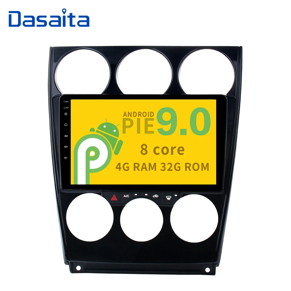 

9" HD Digital Built-in GPS Bluetooth Car Radio Android 9.0 for Mazda 6 2006 2007 2008 2009 2010 2011 2012 2013 with Octa core