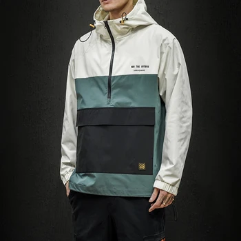 

2020 Workwear jacket men's pilot hooded jacket winter plus velvet large size baseball uniform tide card loose