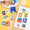 Mohamm 45 PCS Boxed Stickers Fun Planet Cute Cartoon Decoration Sticker Flakes Scrapbooking Gift Girl School Supplies ► Photo 3/5