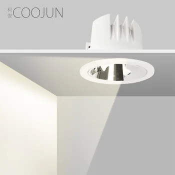 

LED Mural Spot Light Embedded Polarized Wall Wash Museum Gallery Hotel 7W 9W 12W auminium profile COB Ceiling Light AC110v 220v