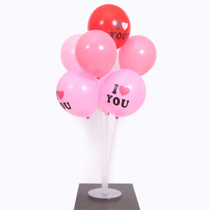  2 Set Balloon Party Centerpiece Table Balloon Stand Floating Kit Balloons Decor Wedding Birthday Pa