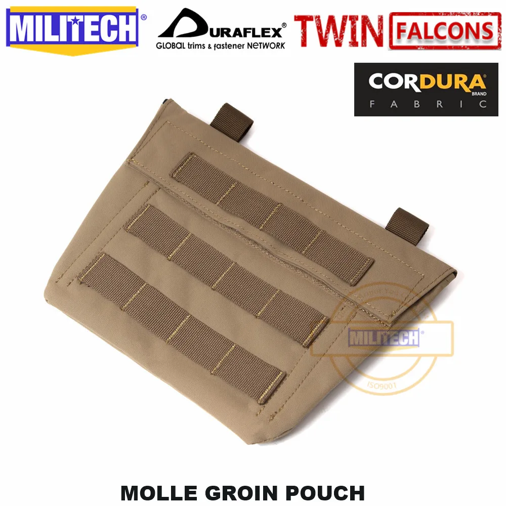 MILITECH twinfalcon TW 500D Delustered Cordura Molle Чехол для паха PAL сумка аксессуаров суб брюшного
