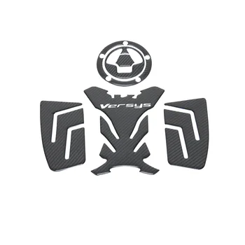 

Motorcycle Accessories 3D Fiber Stickers Sets Tank Stickers Protector Pad Set for KAWASAKI Versys 650 1 SET