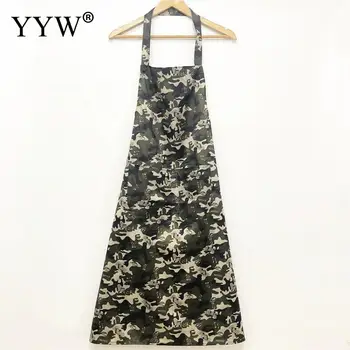 

Printed Apron Waterproof Polyester Apron Woman Adult Bibs Cleaning Aprons Kitchen Accessories Delantal Avental Cleaning Tools