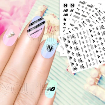 

3D Nail Art Sticker Manicure Design Sport Self-adhesive DIY Sticker for Nails Decals Tips Leopard Nail Decoration Stickers New