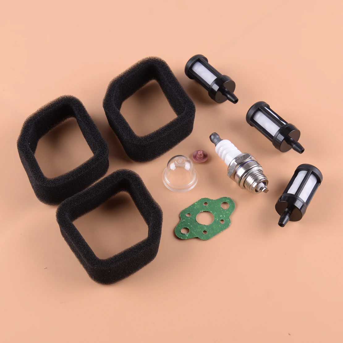 Комплект воздушных топливных фильтров LETAOSK 10 шт. подходит для Kawasaki TH23D TH26D TH23 TH26 TJ27