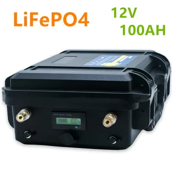 

Lifepo4 12V 100ah battery pack 12V 100AH lifepo4 lithium ion battery pack with10A charger for boat's electric motor,RV,inverte