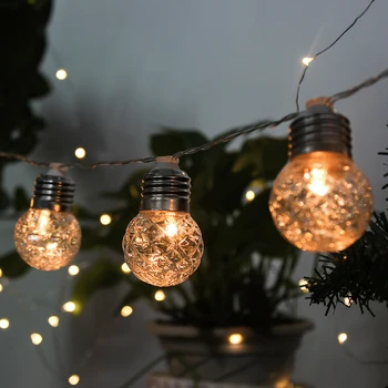 

Streets Waterproof Light String Solar Powered Romantic Courtyard Fairy Outdoor Pineapple Shape Led Garden Balcony Garland